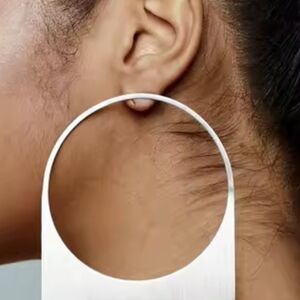 Large Stainless Steel Hoop Earrings